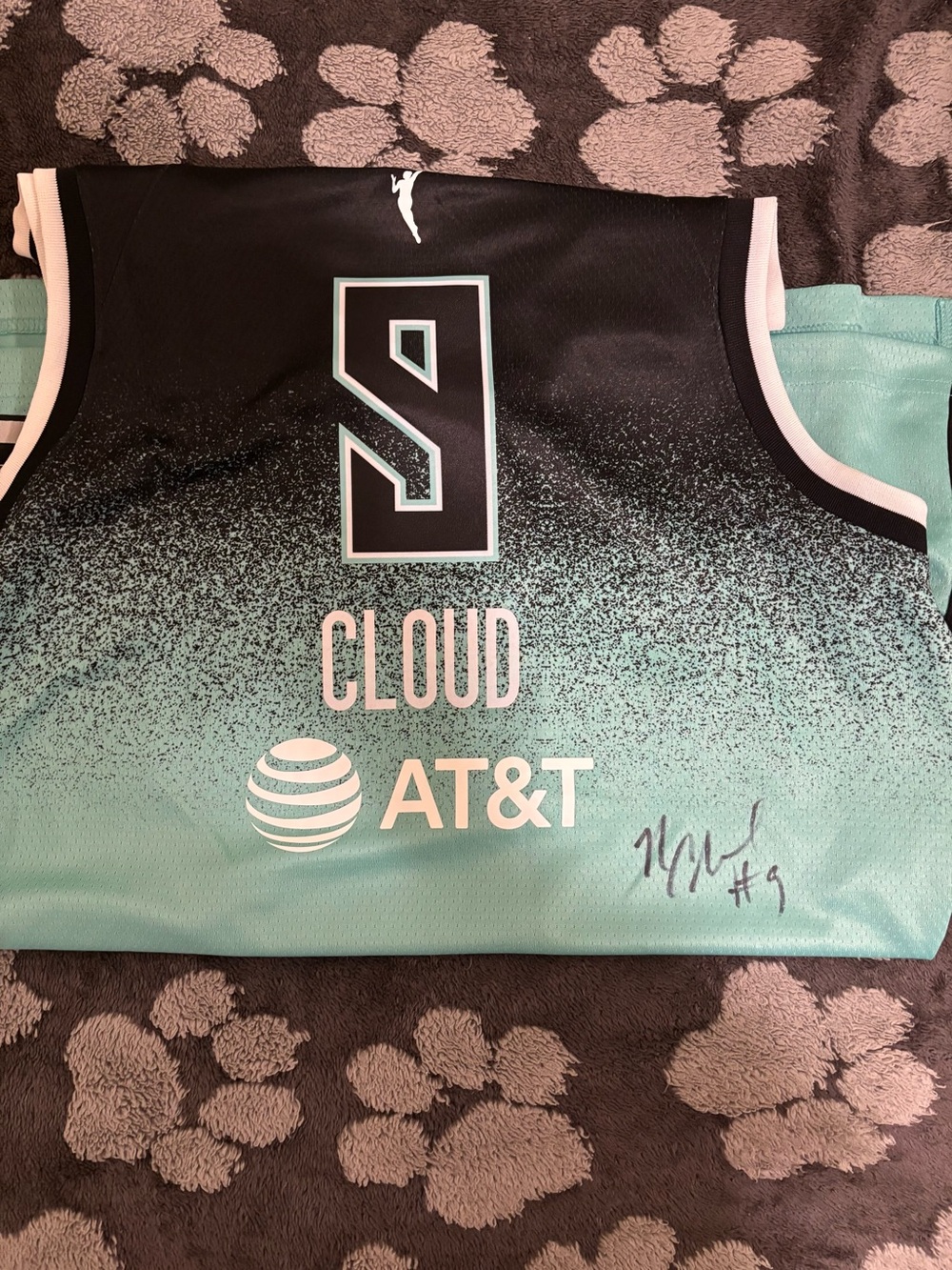 Signed Natasha Cloud NYL Rebel Edition Jersey XL